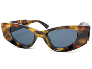 Classy Elegant Exaggerated Retro Cat Eye Style SUNGLASSES Thick Leopard Frame 80533