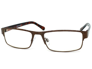 Classy Contemporary Modern Style Clear Lens EYEGLASSES Bronze Fashion Frame 7269