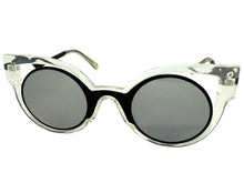 Classic Vintage Retro Cat Eye Style SUNGLASSES Funky Clear Frame 1737