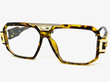 Classic Vintage Retro Hip Hop Rapper Style Clear Lens EYEGLASSES Tortoise & Gold Frame 5408 (Copy)