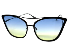 Classic Vintage Retro Cat Eye Style SUNGLASSES Funky Matte Black Frame A305