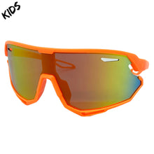 Kids Boys Retro Sporty Baseball Cycling Wrap Around Style SUNGLASSES Ages 6-12