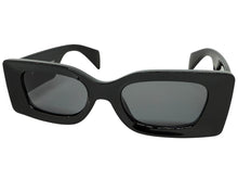 Classic Hardcore Biker Gangster Style SUNGLASSES Black Frame - Dark Lens 5015