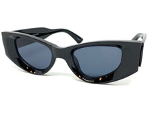 Classy Elegant Exaggerated Retro Cat Eye Style SUNGLASSES Thick Black Frame 80533