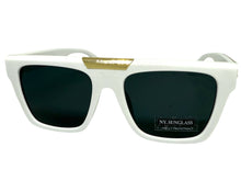 Classic Hardcore Biker Gangster Hip Hop Style SUNGLASSES White Frame Dark Lens 5467