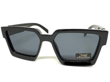 Classic Hardcore Biker Gangster Style LOCS SUNGLASSES Black Frame - Dark Lens 91209