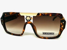 Classic Hardcore Biker Gangster Hip Hop Style SUNGLASSES Square Tortoise Frame 5468