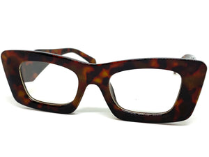 Exaggerated Vintage Retro Style Clear Lens EYEGLASSES Thick Tortoise Frame 81260