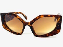 Oversized Exaggerated Funky Vintage Retro Style SUNGLASSES Thick Tortoise Frame E2123