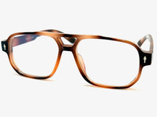 Classic Vintage Retro Style Clear Lens Blue Light Block Computer EYEGLASSES Brown Frame 55013