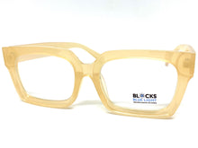 Classic Vintage Retro Style Blue Light Blocking Computer EYEGLASSES Large Thick Cream Frame 2016