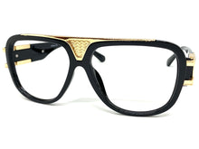 Oversized Classic Retro Hip Hop Style Thick Black Lensless Eye Glasses- Frame Only NO Lens 3014