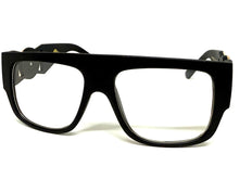 Classic Vintage Retro Hip Hop Rapper Style Clear Lens EYEGLASSES Large Thick Black Frame 5355