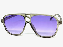 Classic Vintage Retro Aviator Style SUNGLASSES Gray Frame 80586
