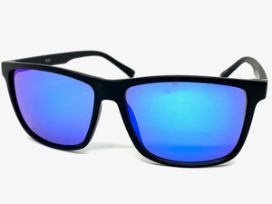 Classic Biker Sporty Trendy Stylish SUNGLASSES Square Black Frame 6820