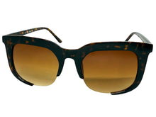 Classic Vintage Retro Style SUNGLASSES Square Tortoise Frame - Brown Lens 1678