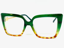 Classic Vintage Retro Style Clear Lens EYEGLASSES Leopard Optical Frame - RX Capable 4291