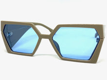 Exaggerated Modern Retro Futuristic Style SUNGLASSES Thick Funky Gray Frame 80811