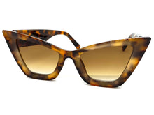 Oversized Vintage Retro Cat Eye Style SUNGLASSES Large Leopard Frame 1206