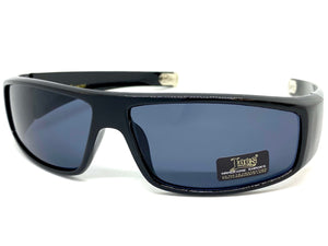 Classic Biker Gangster Hardcore Wrap Around LOCS SUNGLASSES Black Frame 9035