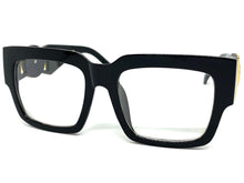 Classic Vintage Retro Hardcore Hip Hop Style Clear Lens EYEGLASSES Large Thick Black Frame 6114
