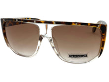 Oversized Exaggerated Vintage Retro Style SUNGLASSES Large Square Tortoise Frame 6672