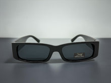 Classic Hardcore Biker Gangster Style LOCS SUNGLASSES Large Thick Black Frame - Dark Lens 91320