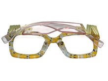 Oversized Exaggerated Funky Artsy Retro Style Clear Lens EYEGLASSES Abstract Optical Frame 69100