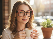 Oversized Vintage Retro Cat Eye Style Clear Lens EYEGLASSES Large Optical Frame 13096