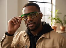 Classy Elegant Modern Retro Style Clear Lens EYEGLASSES Thick Geometric Optical Frame 6191