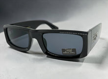 Classic Hardcore Biker Gangster Style LOCS SUNGLASSES Large Thick Black Frame - Dark Lens 91335
