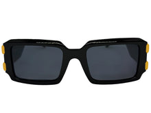 Classic Hardcore Biker Gangster Style LOCS SUNGLASSES Large Thick Black Frame - Dark Lens 91336