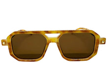 Classic Vintage Retro Luxury Hip Hop Style SUNGLASSES Square Tortoise Frame - Brown Lens E2036