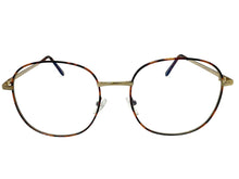 Exaggerated Classic Vintage Retro Style Clear Lens Blue Light Block Computer EYEGLASSES Square Gold Frame 5408