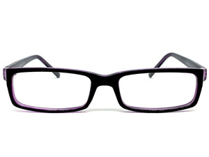 Classy Contemporary Modern Style Clear Lens EYEGLASSES Black Fashion Frame 1328