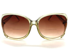 Oversized Classic TRUE Vintage Retro Style BIFOCAL READING SUNGLASSES READERS Big Frame Lens Strength +2.00