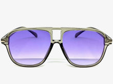 Classic Vintage Retro Aviator Style SUNGLASSES Gray Frame 80586