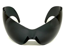 Oversized Space Futuristic Robotic Cyclops Shield Costume Party SUNGLASSES Huge Dark Gray Lens 2170