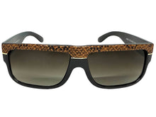 Classic Vintage Retro Hip Hop Rapper Pimp Style SUNGLASSES Thick Black Snakeskin Frame 1221