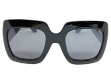 Oversized Vintage Retro Style SUNGLASSES Large Black Frame E1879