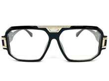 Classic Vintage Retro Hip Hop Rapper Style Clear Lens EYEGLASSES Black & Silver Frame 5408 (Copy)