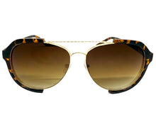 Classic Vintage Retro Aviator Style SUNGLASSES Tortoise & Gold Frame 1694