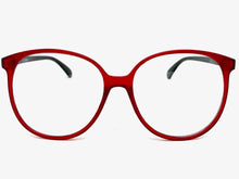 Oversized Classic Vintage Retro Style Clear Lens EYEGLASSES Large Round Red Frame I129