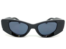 Classy Elegant Exaggerated Retro Cat Eye Style SUNGLASSES Thick Black Frame 80533