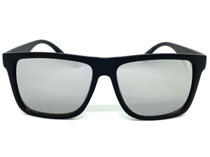 Classic Biker Sporty Trendy Stylish SUNGLASSES Square Black Frame 6821