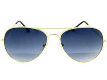 Classic Vintage Retro Aviator Style SUNGLASSES Gold Frame 1106