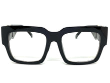 Classic Vintage Retro Hardcore Hip Hop Style Clear Lens EYEGLASSES Large Thick Black Frame 6114