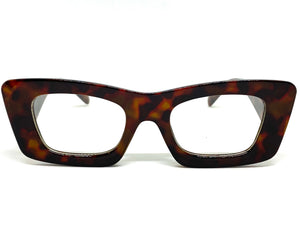 Exaggerated Vintage Retro Style Clear Lens EYEGLASSES Thick Tortoise Frame 81260