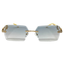 Men's Classy Elegant Luxury Designer Hip Hop Style SUNGLASSES Gold & Marble Frame E0883