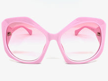 Oversized Exaggerated Vintage Retro Style SUNGLASSES Huge Pink Frame 1222